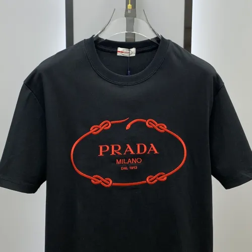 Cheap Prada T-Shirts Short Sleeved For Men #1418327 Replica Wholesale [$60.00 USD] [ITEM#1418327] on Replica Prada T-Shirts