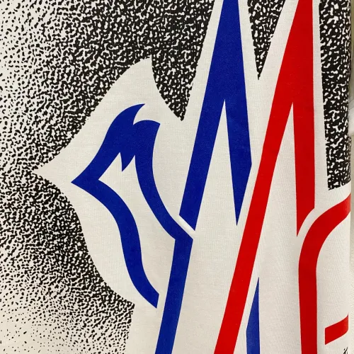 Cheap Moncler T-Shirts Short Sleeved For Men #1418376 Replica Wholesale [$64.00 USD] [ITEM#1418376] on Replica Moncler T-Shirts