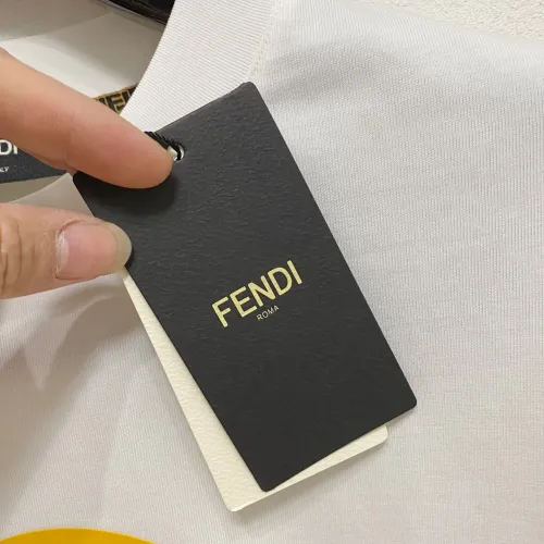 Cheap Fendi T-Shirts Short Sleeved For Men #1418383 Replica Wholesale [$64.00 USD] [ITEM#1418383] on Replica Fendi T-Shirts