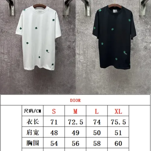 Cheap Christian Dior T-Shirts Short Sleeved For Unisex #1418490 Replica Wholesale [$48.00 USD] [ITEM#1418490] on Replica Christian Dior T-Shirts