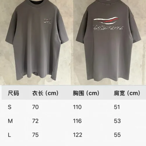 Cheap Balenciaga T-Shirts Short Sleeved For Unisex #1418566 Replica Wholesale [$56.00 USD] [ITEM#1418566] on Replica Balenciaga T-Shirts