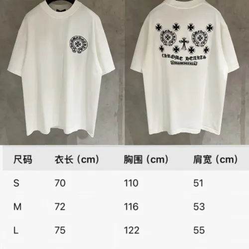 Cheap Chrome Hearts T-Shirts Short Sleeved For Unisex #1418580 Replica Wholesale [$56.00 USD] [ITEM#1418580] on Replica Chrome Hearts T-Shirts
