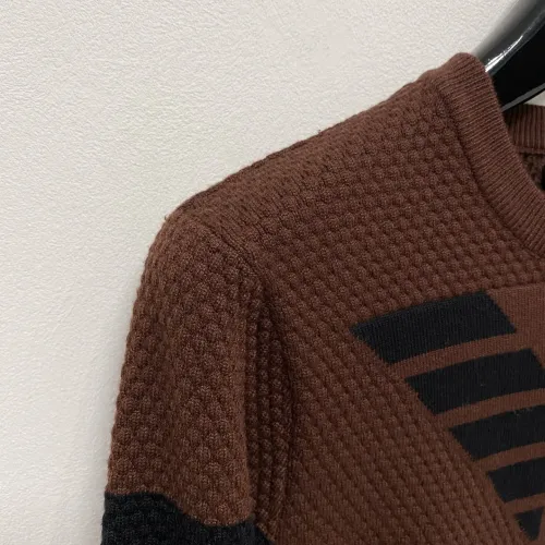 Cheap Armani Sweaters Long Sleeved For Men #1418729 Replica Wholesale [$85.00 USD] [ITEM#1418729] on Replica Armani Sweaters