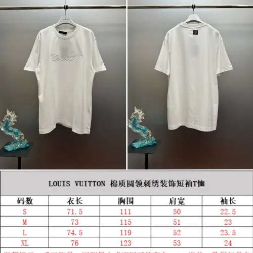 Cheap Louis Vuitton LV T-Shirts Short Sleeved For Unisex #1418772 Replica Wholesale [$56.00 USD] [ITEM#1418772] on Replica Louis Vuitton LV T-Shirts