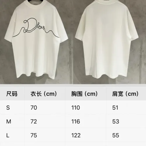 Cheap Christian Dior T-Shirts Short Sleeved For Unisex #1418797 Replica Wholesale [$52.00 USD] [ITEM#1418797] on Replica Christian Dior T-Shirts