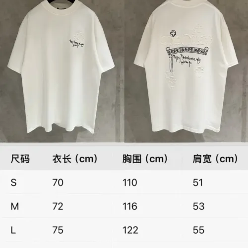 Cheap Chrome Hearts T-Shirts Short Sleeved For Unisex #1418806 Replica Wholesale [$56.00 USD] [ITEM#1418806] on Replica Chrome Hearts T-Shirts