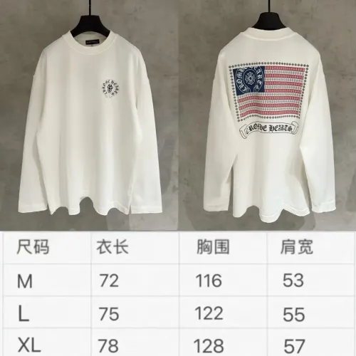 Cheap Chrome Hearts T-Shirts Long Sleeved For Men #1418915 Replica Wholesale [$68.00 USD] [ITEM#1418915] on Replica Chrome Hearts T-Shirts