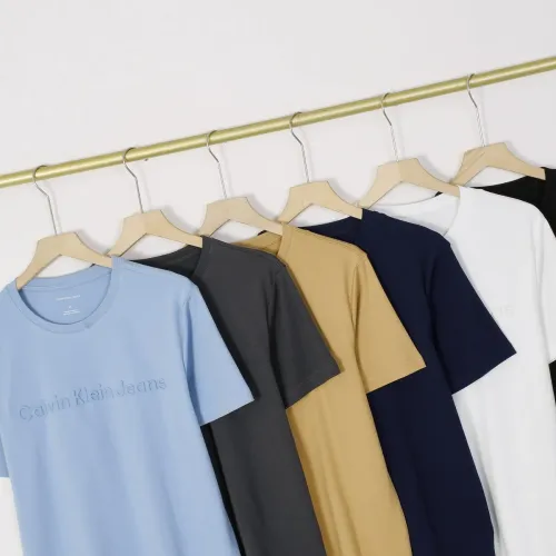 Cheap Calvin Klein CK T-Shirts Short Sleeved For Men #1419001 Replica Wholesale [$32.00 USD] [ITEM#1419001] on Replica Calvin Klein CK T-Shirts