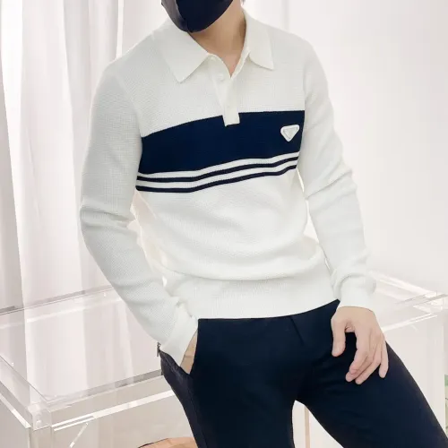 Cheap Prada Sweaters Long Sleeved For Men #1419146 Replica Wholesale [$72.00 USD] [ITEM#1419146] on Replica Prada Sweaters