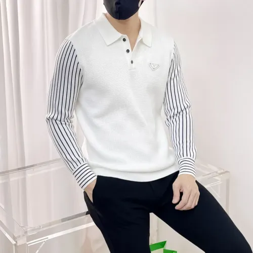 Cheap Prada Sweaters Long Sleeved For Men #1419156 Replica Wholesale [$76.00 USD] [ITEM#1419156] on Replica Prada Sweaters