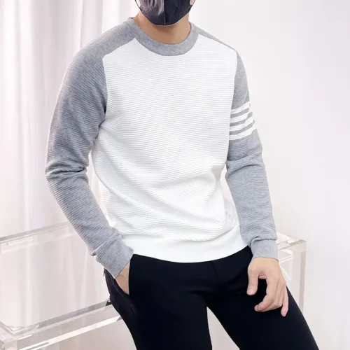 Cheap Thom Browne TB Sweaters Long Sleeved For Men #1419158 Replica Wholesale [$64.00 USD] [ITEM#1419158] on Replica Thom Browne TB Sweaters