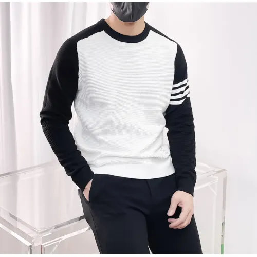 Cheap Thom Browne TB Sweaters Long Sleeved For Men #1419159 Replica Wholesale [$64.00 USD] [ITEM#1419159] on Replica Thom Browne TB Sweaters