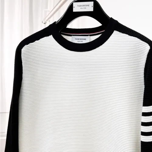 Cheap Thom Browne TB Sweaters Long Sleeved For Men #1419159 Replica Wholesale [$64.00 USD] [ITEM#1419159] on Replica Thom Browne TB Sweaters