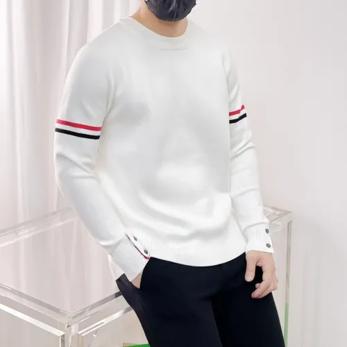 Cheap Thom Browne TB Sweaters Long Sleeved For Men #1419160 Replica Wholesale [$72.00 USD] [ITEM#1419160] on Replica Thom Browne TB Sweaters