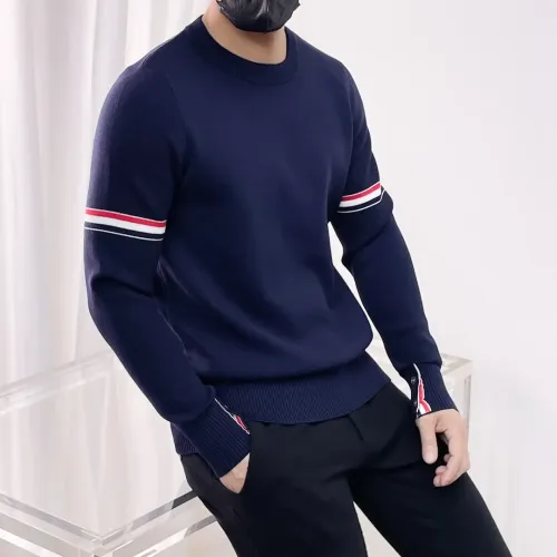 Cheap Thom Browne TB Sweaters Long Sleeved For Men #1419161 Replica Wholesale [$72.00 USD] [ITEM#1419161] on Replica Thom Browne TB Sweaters