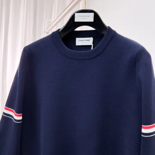 Cheap Thom Browne TB Sweaters Long Sleeved For Men #1419161 Replica Wholesale [$72.00 USD] [ITEM#1419161] on Replica Thom Browne TB Sweaters