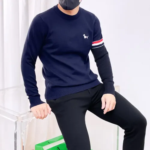 Cheap Thom Browne TB Sweaters Long Sleeved For Men #1419167 Replica Wholesale [$85.00 USD] [ITEM#1419167] on Replica Thom Browne TB Sweaters