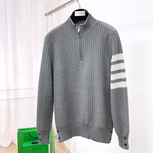 Cheap Thom Browne TB Sweaters Long Sleeved For Men #1419173 Replica Wholesale [$92.00 USD] [ITEM#1419173] on Replica Thom Browne TB Sweaters