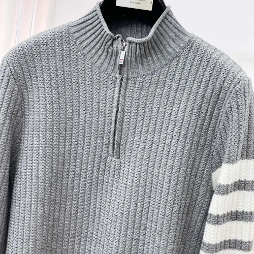 Cheap Thom Browne TB Sweaters Long Sleeved For Men #1419173 Replica Wholesale [$92.00 USD] [ITEM#1419173] on Replica Thom Browne TB Sweaters
