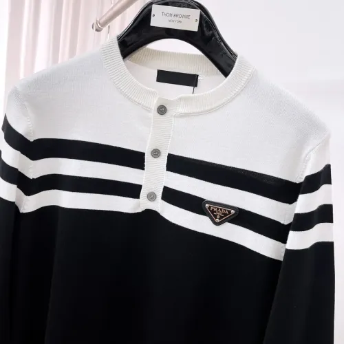 Cheap Prada Sweaters Long Sleeved For Men #1419191 Replica Wholesale [$85.00 USD] [ITEM#1419191] on Replica Prada Sweaters