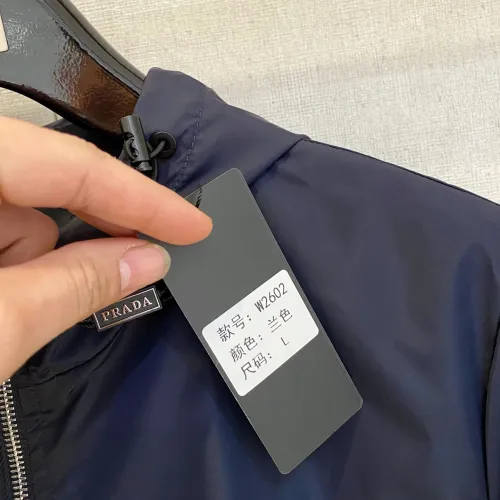 Cheap Prada Jackets Long Sleeved For Men #1419220 Replica Wholesale [$100.00 USD] [ITEM#1419220] on Replica Prada Jackets