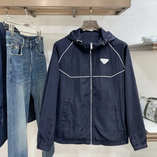 Prada Jackets Long Sleeved For Men #1419228
