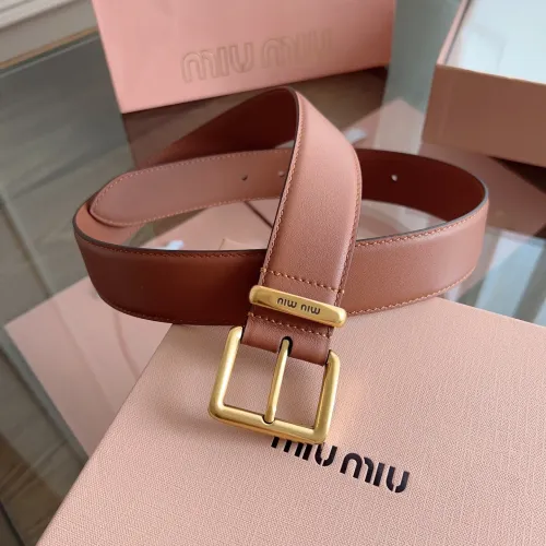 MIU MIU AAA Quality Belts In 3.5cm For Unisex #1419242