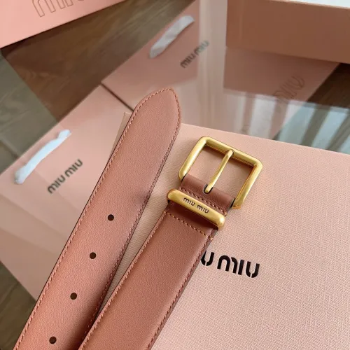 Cheap MIU MIU AAA Quality Belts In 3.5cm For Unisex #1419242 Replica Wholesale [$56.00 USD] [ITEM#1419242] on Replica MIU MIU AAA Quality Belts