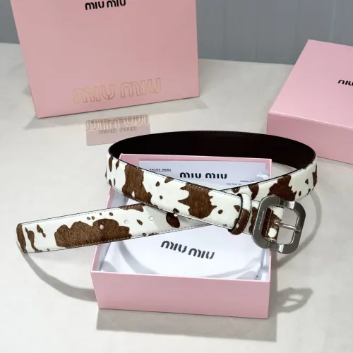 MIU MIU AAA Quality Belts In 3.5cm For Unisex #1419245