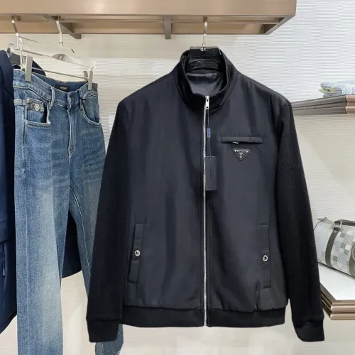 Prada Jackets Long Sleeved For Men #1419253