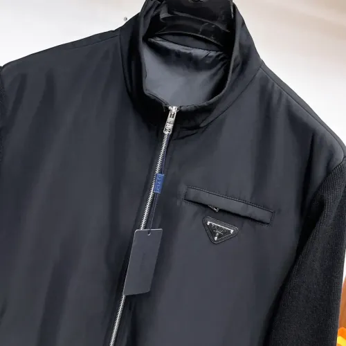Cheap Prada Jackets Long Sleeved For Men #1419253 Replica Wholesale [$132.00 USD] [ITEM#1419253] on Replica Prada Jackets