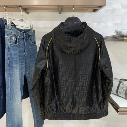 Cheap Fendi Jackets Long Sleeved For Men #1419258 Replica Wholesale [$132.00 USD] [ITEM#1419258] on Replica Fendi Jackets