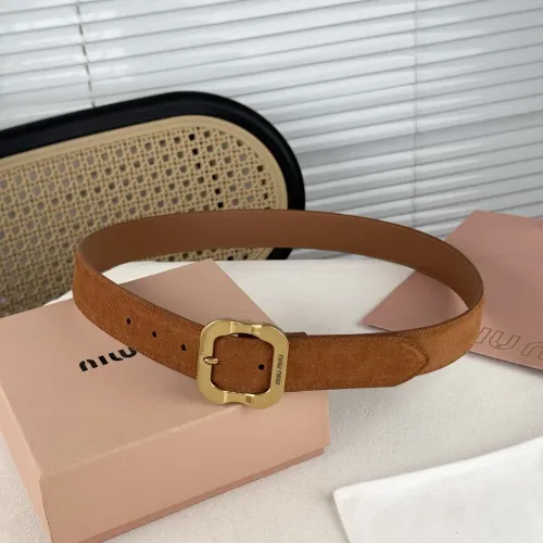 MIU MIU AAA Quality Belts In 3.5cm For Unisex #1419262