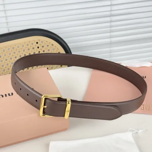 Cheap MIU MIU AAA Quality Belts In 3.5cm For Unisex #1419269 Replica Wholesale [$56.00 USD] [ITEM#1419269] on Replica MIU MIU AAA Quality Belts