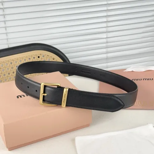 Cheap MIU MIU AAA Quality Belts In 3.5cm For Unisex #1419271 Replica Wholesale [$56.00 USD] [ITEM#1419271] on Replica MIU MIU AAA Quality Belts