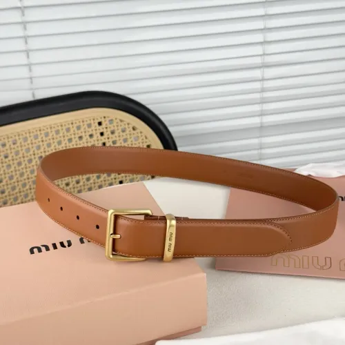 Cheap MIU MIU AAA Quality Belts In 3.5cm For Unisex #1419275 Replica Wholesale [$56.00 USD] [ITEM#1419275] on Replica MIU MIU AAA Quality Belts