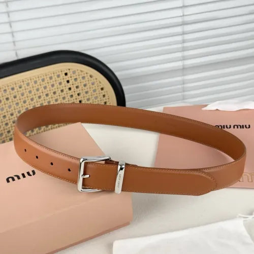 Cheap MIU MIU AAA Quality Belts In 3.5cm For Unisex #1419277 Replica Wholesale [$56.00 USD] [ITEM#1419277] on Replica MIU MIU AAA Quality Belts
