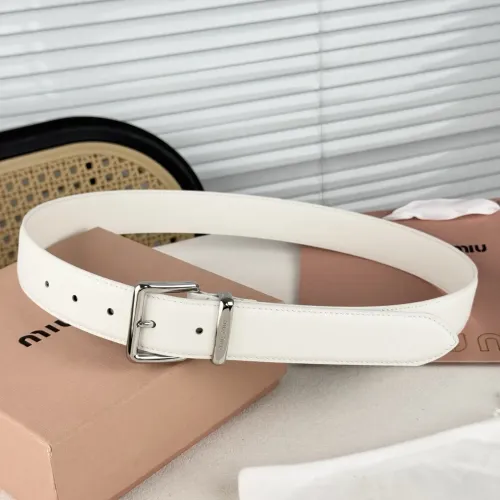 Cheap MIU MIU AAA Quality Belts In 3.5cm For Unisex #1419280 Replica Wholesale [$56.00 USD] [ITEM#1419280] on Replica MIU MIU AAA Quality Belts