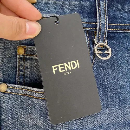 Cheap Fendi Jeans For Men #1419291 Replica Wholesale [$85.00 USD] [ITEM#1419291] on Replica Fendi Jeans