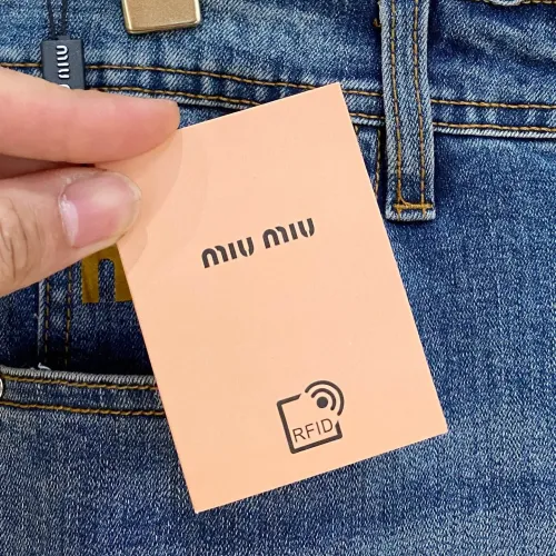 Cheap MIU MIU Jeans For Men #1419298 Replica Wholesale [$85.00 USD] [ITEM#1419298] on Replica MIU MIU Jeans