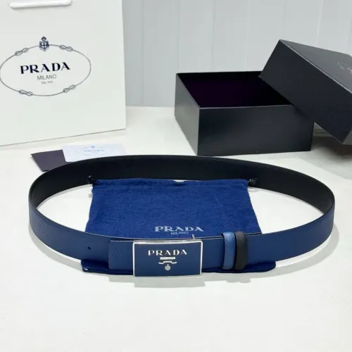 Cheap Prada AAA Quality Belts In 3.5cm For Men #1419417 Replica Wholesale [$60.00 USD] [ITEM#1419417] on Replica Prada AAA Quality Belts