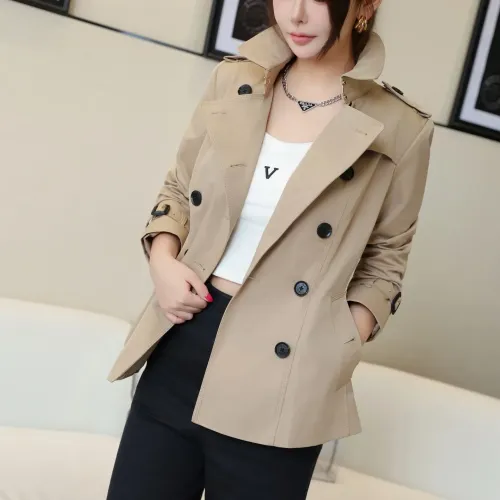 Cheap Burberry Trench Coat Long Sleeved For Women #1419500 Replica Wholesale [$160.00 USD] [ITEM#1419500] on Replica Burberry Trench Coat