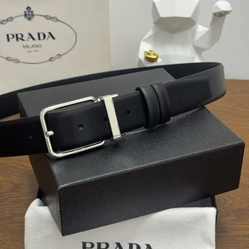 Cheap Prada AAA Quality Belts In 3.5cm For Men #1419503 Replica Wholesale [$60.00 USD] [ITEM#1419503] on Replica Prada AAA Quality Belts