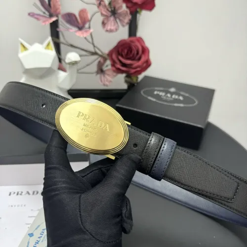 Cheap Prada AAA Quality Belts In 3.5cm For Men #1419513 Replica Wholesale [$60.00 USD] [ITEM#1419513] on Replica Prada AAA Quality Belts