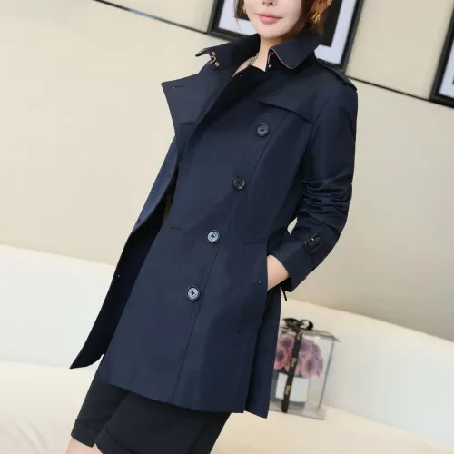 Cheap Burberry Trench Coat Long Sleeved For Women #1419541 Replica Wholesale [$160.00 USD] [ITEM#1419541] on Replica Burberry Trench Coat