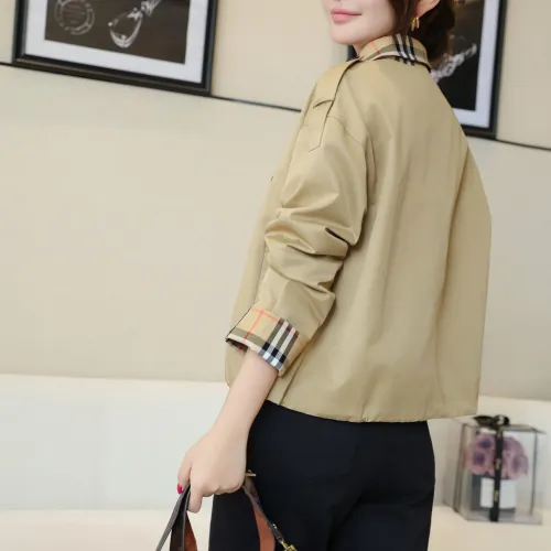 Cheap Burberry Trench Coat Long Sleeved For Women #1419561 Replica Wholesale [$132.00 USD] [ITEM#1419561] on Replica Burberry Trench Coat