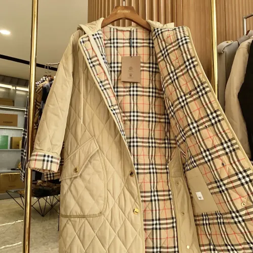 Cheap Burberry Coats Long Sleeved For Women #1419597 Replica Wholesale [$160.00 USD] [ITEM#1419597] on Replica Burberry Coats