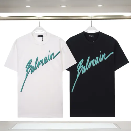 Cheap Balmain T-Shirts Short Sleeved For Unisex #1419605 Replica Wholesale [$29.00 USD] [ITEM#1419605] on Replica Balmain T-Shirts