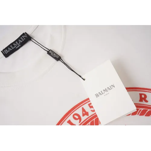 Cheap Balmain T-Shirts Short Sleeved For Unisex #1419608 Replica Wholesale [$29.00 USD] [ITEM#1419608] on Replica Balmain T-Shirts