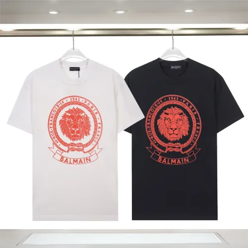 Cheap Balmain T-Shirts Short Sleeved For Unisex #1419609 Replica Wholesale [$29.00 USD] [ITEM#1419609] on Replica Balmain T-Shirts